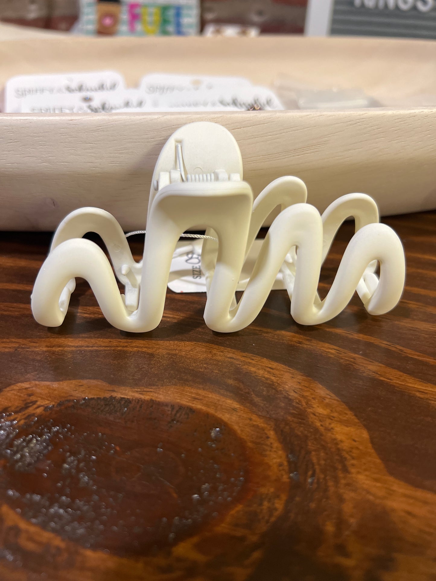 Squiggle Hair Claw Clip