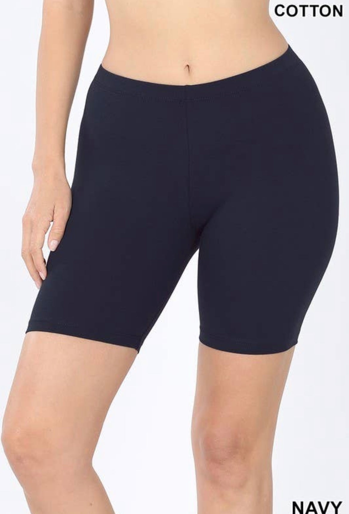 Premium Cotton Biker Shorts