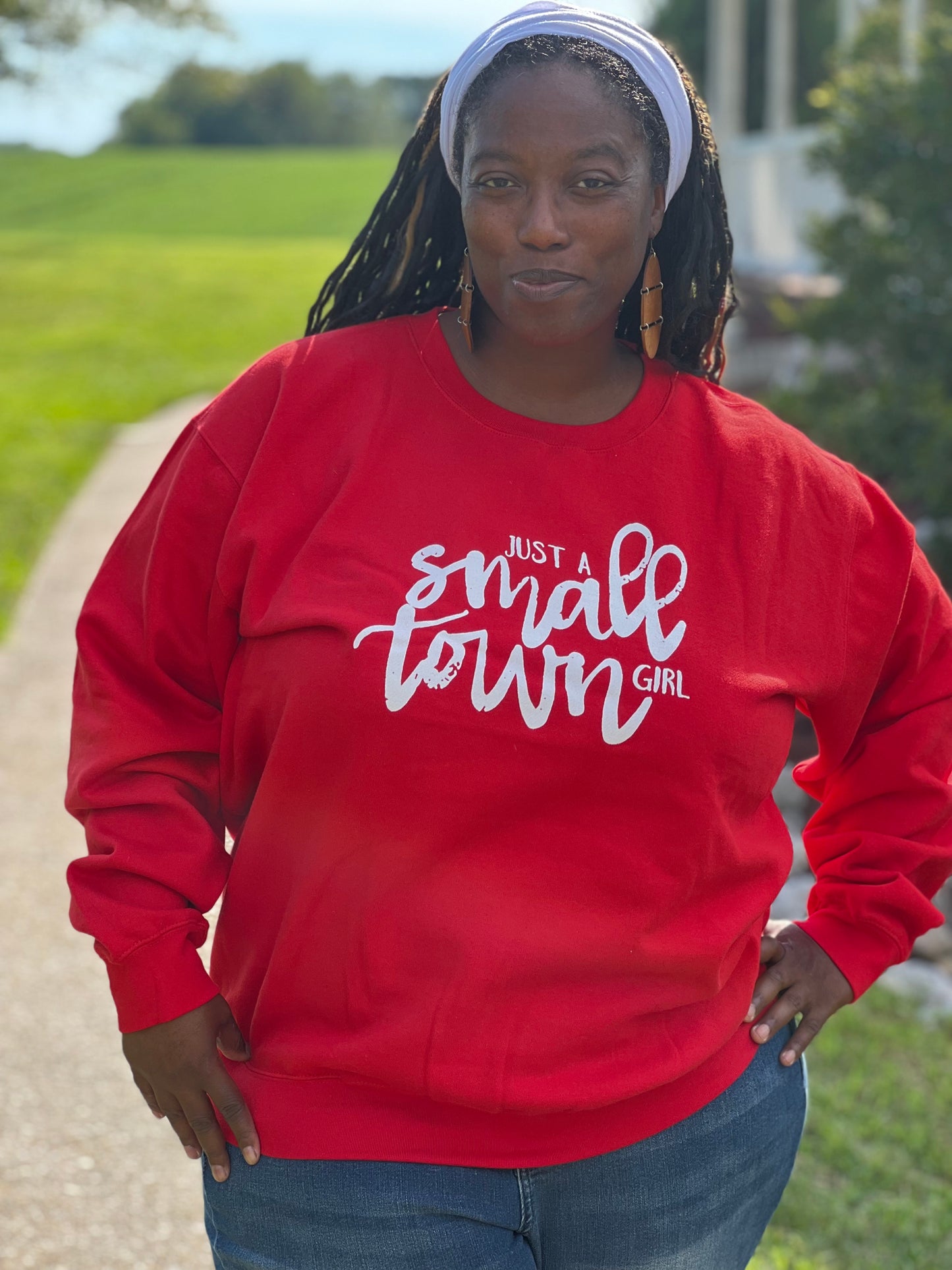 “Just a Small Town Girl” Sweatshirt