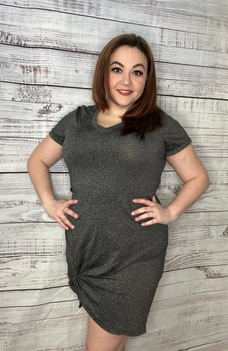 The Triblend Side Knot Dress