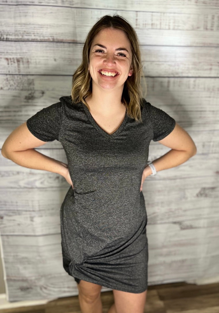 The Triblend Side Knot Dress