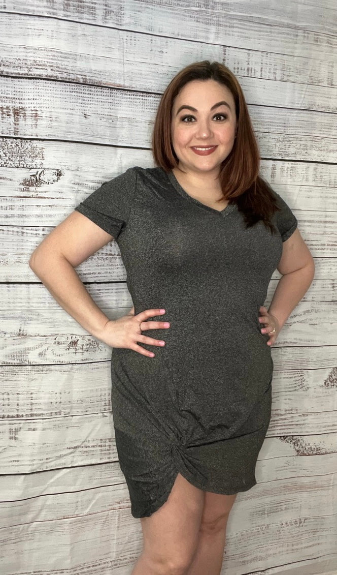 The Triblend Side Knot Dress