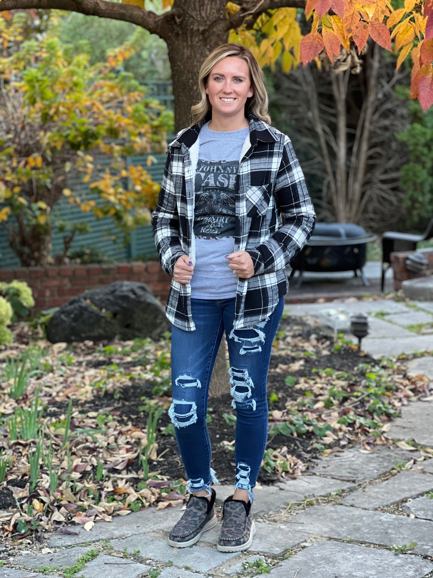 “Cozy and Cream” Sherpa Lined Shacket