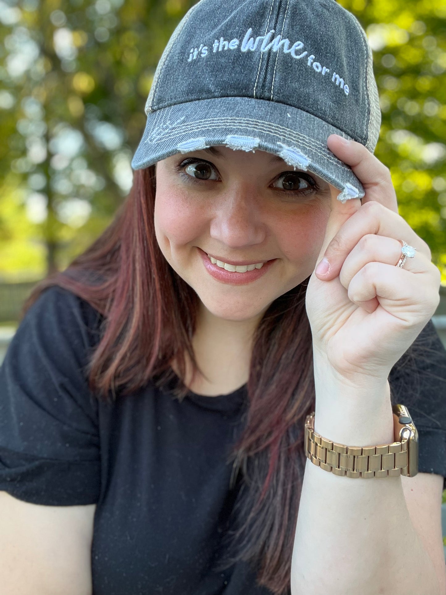 "It's the Wine for Me" Trucker Hat
