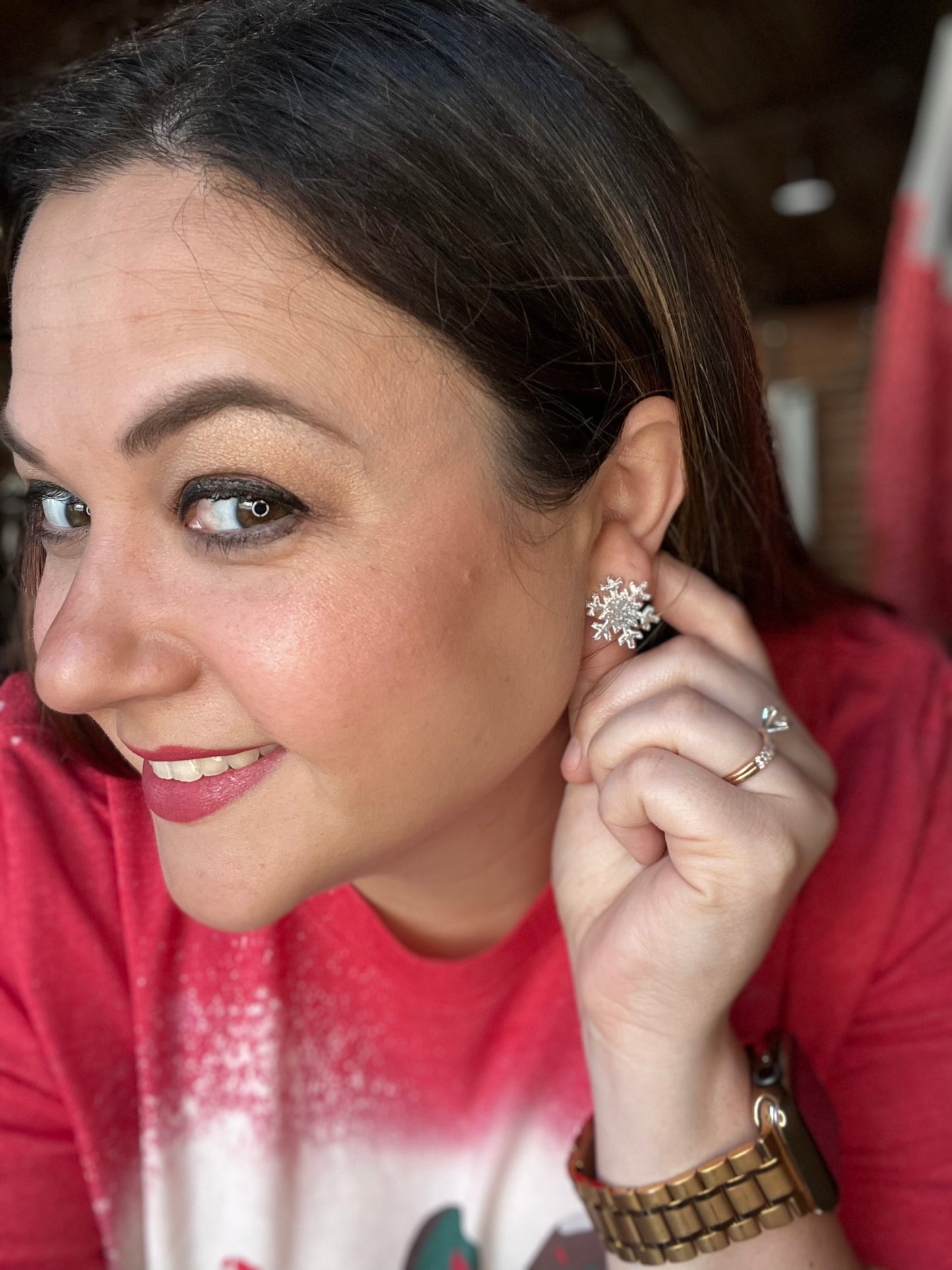 Snowflake Studs