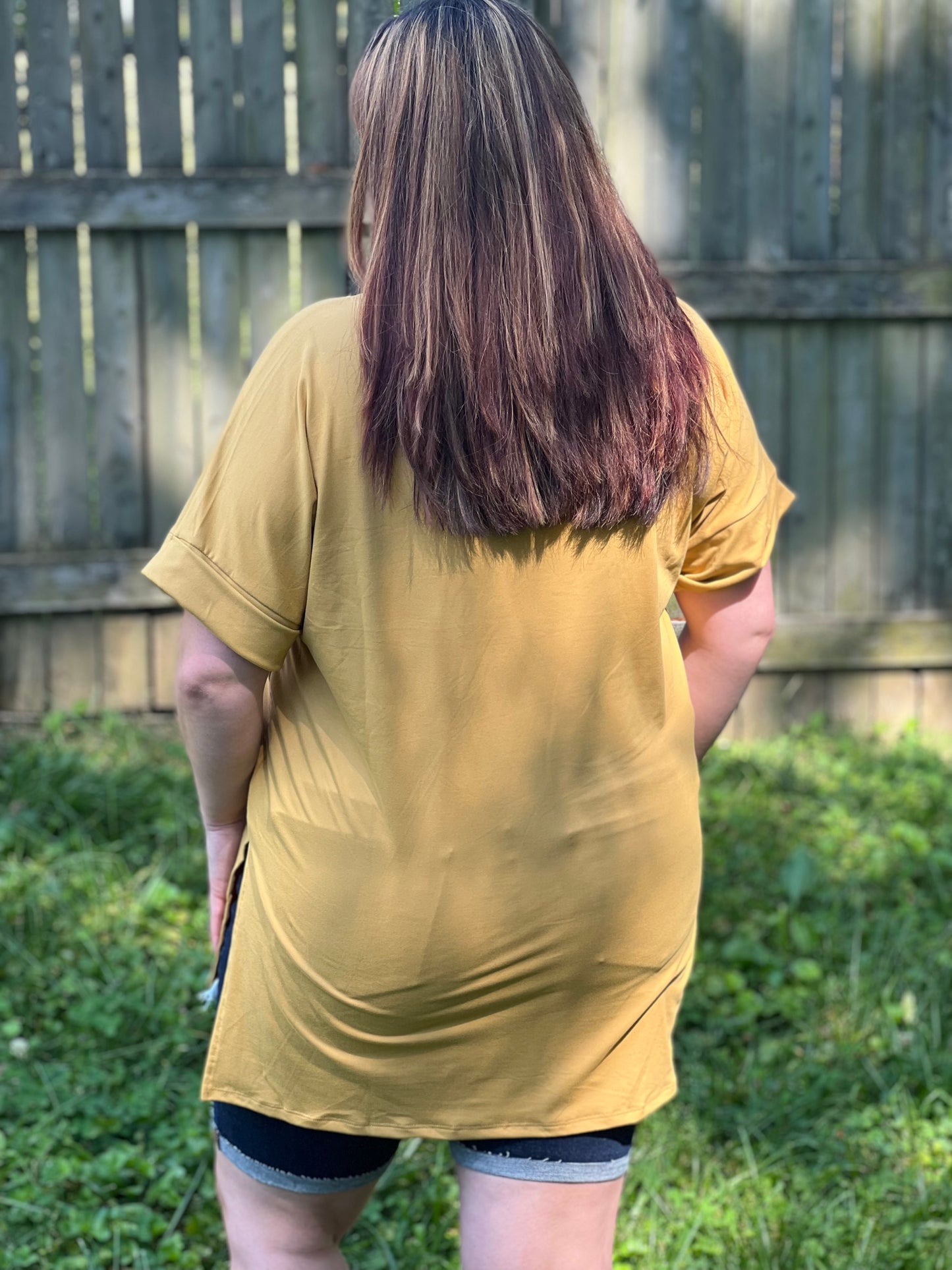 "The Basic Babe" V-Neck Tee