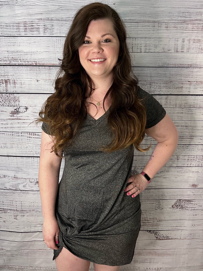 The Triblend Side Knot Dress
