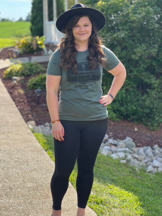 Tummy Control Shaping Leggings in Black