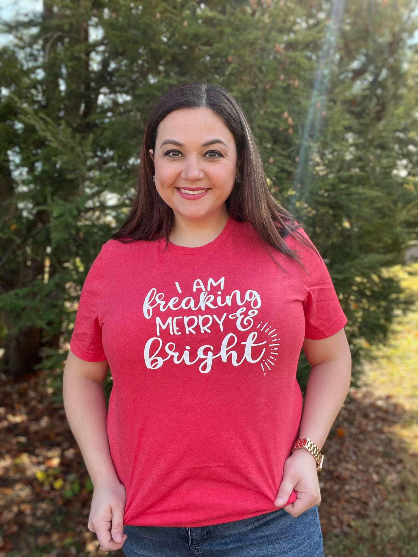 "Freaking Merry and Bright" Tee