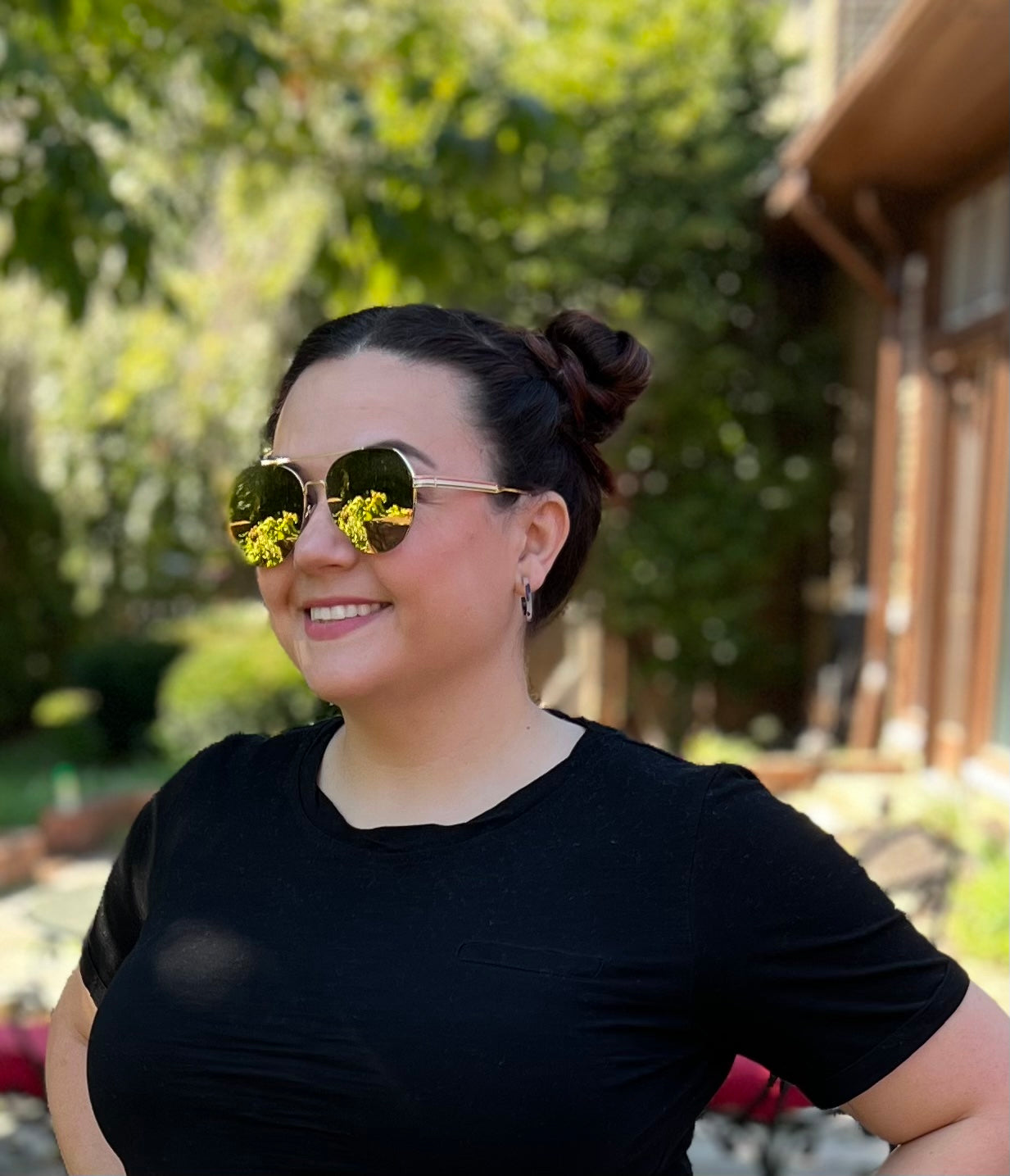 “You’re Golden” Aviator Sunglasses