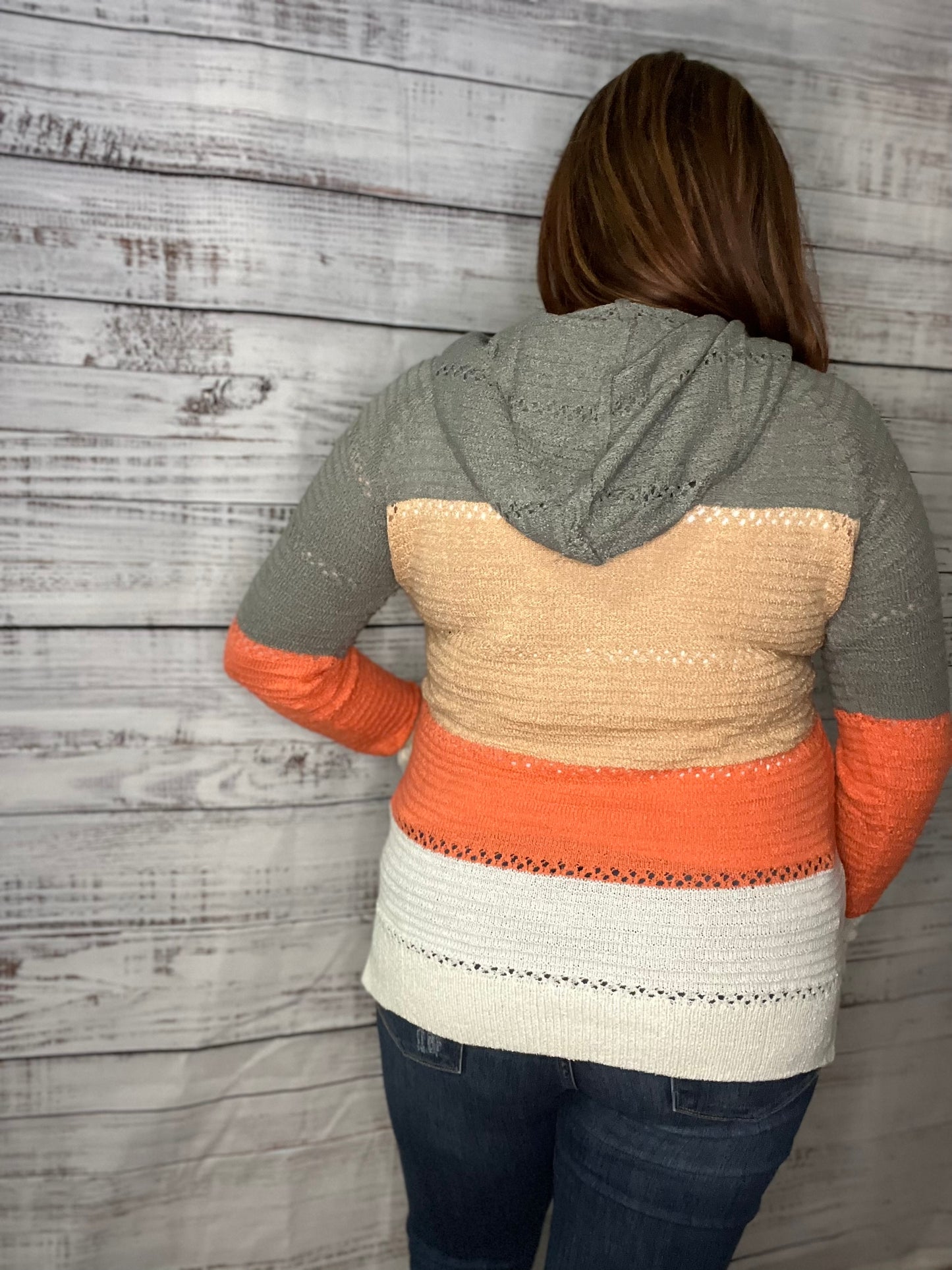 Beach Bonfire Knitted Hoodie