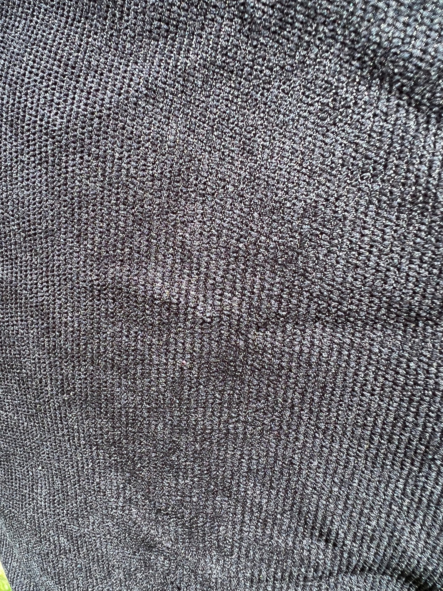 Black Pocketed Knit Shorts