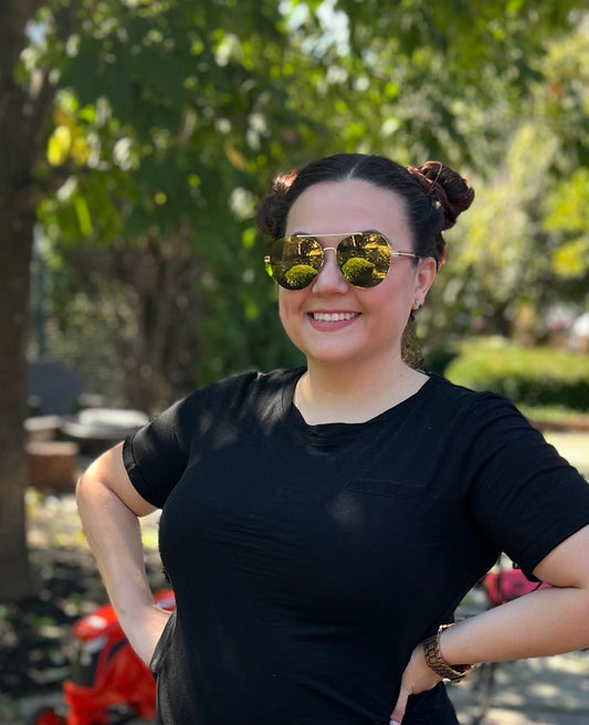 “You’re Golden” Aviator Sunglasses