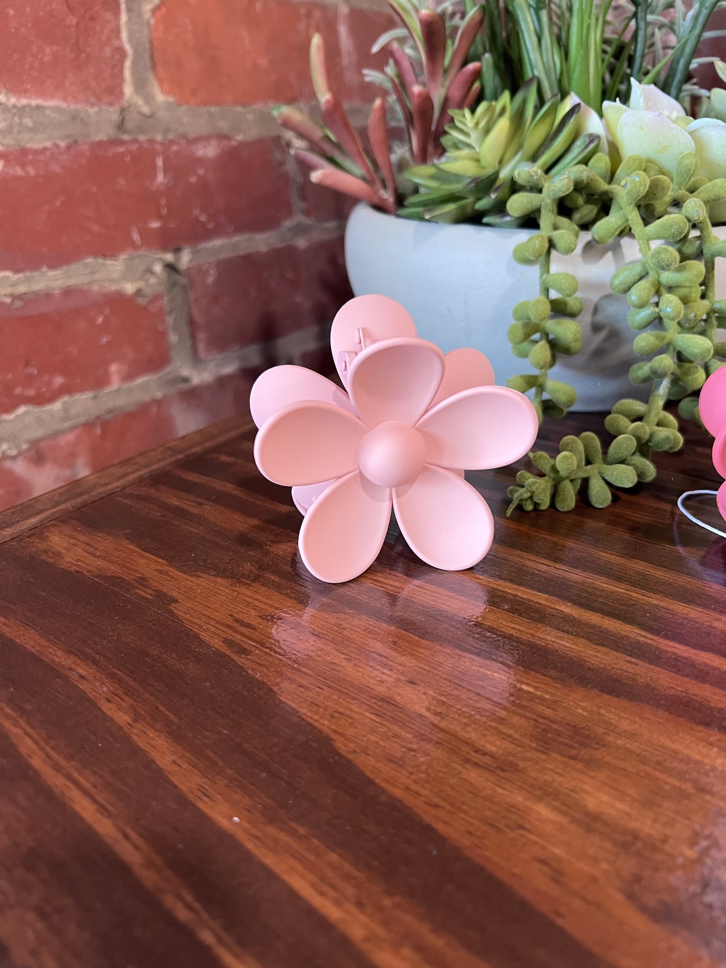 Fall Flower Claw Clips