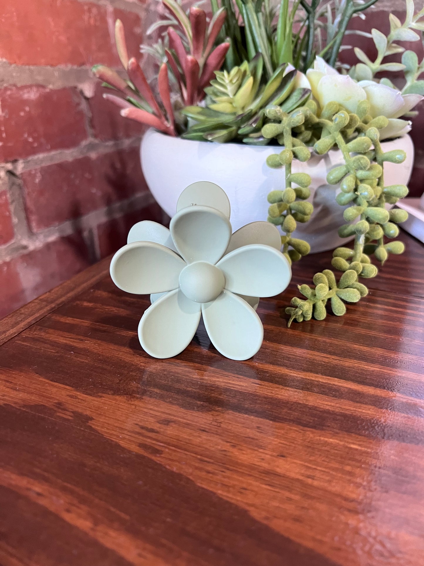 Fall Flower Claw Clips
