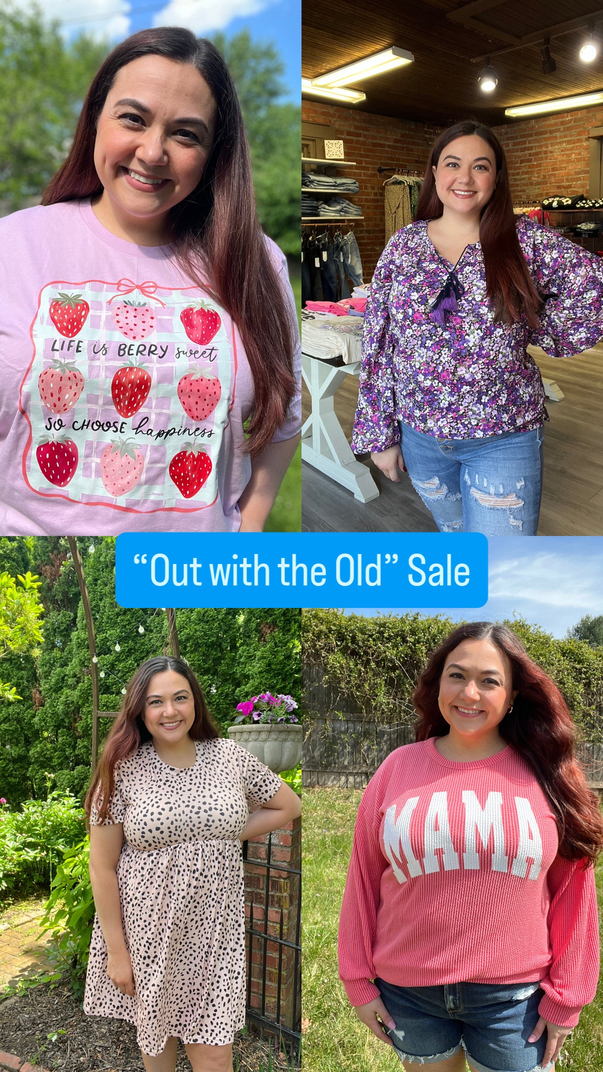 Out with the Old Sale