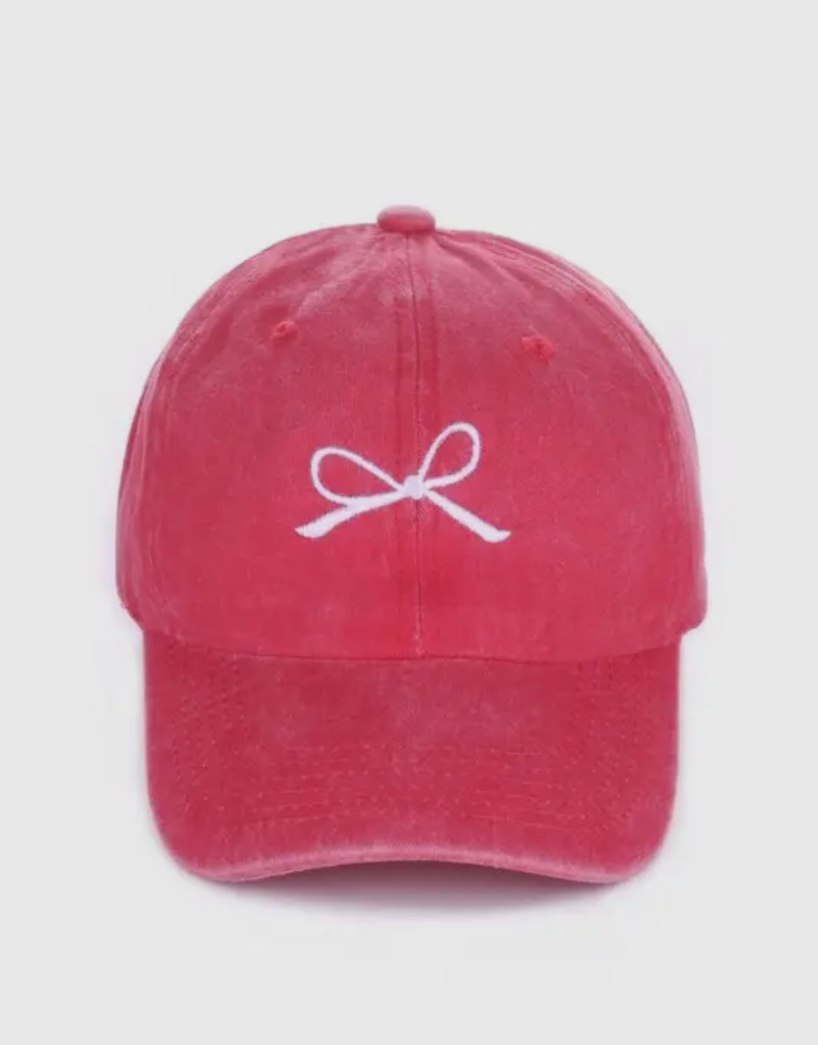 Red Coquette Bow Hat