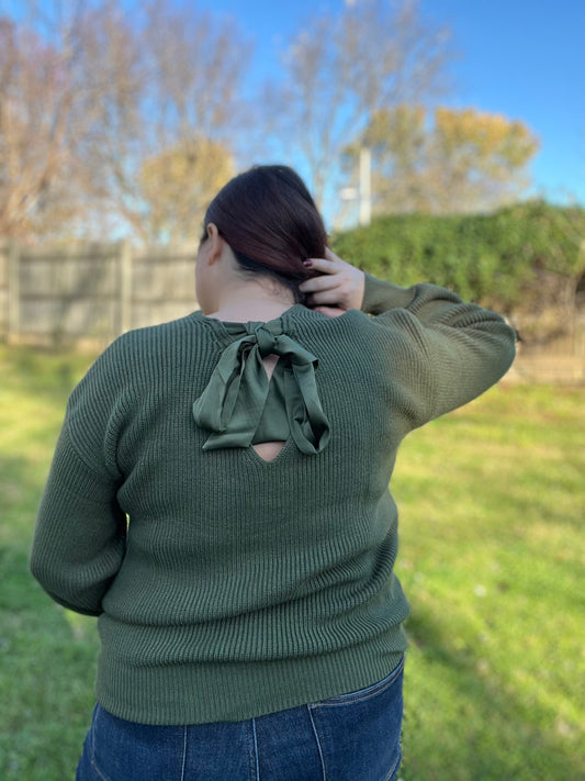 “With Ribbons and Bows” Sweater