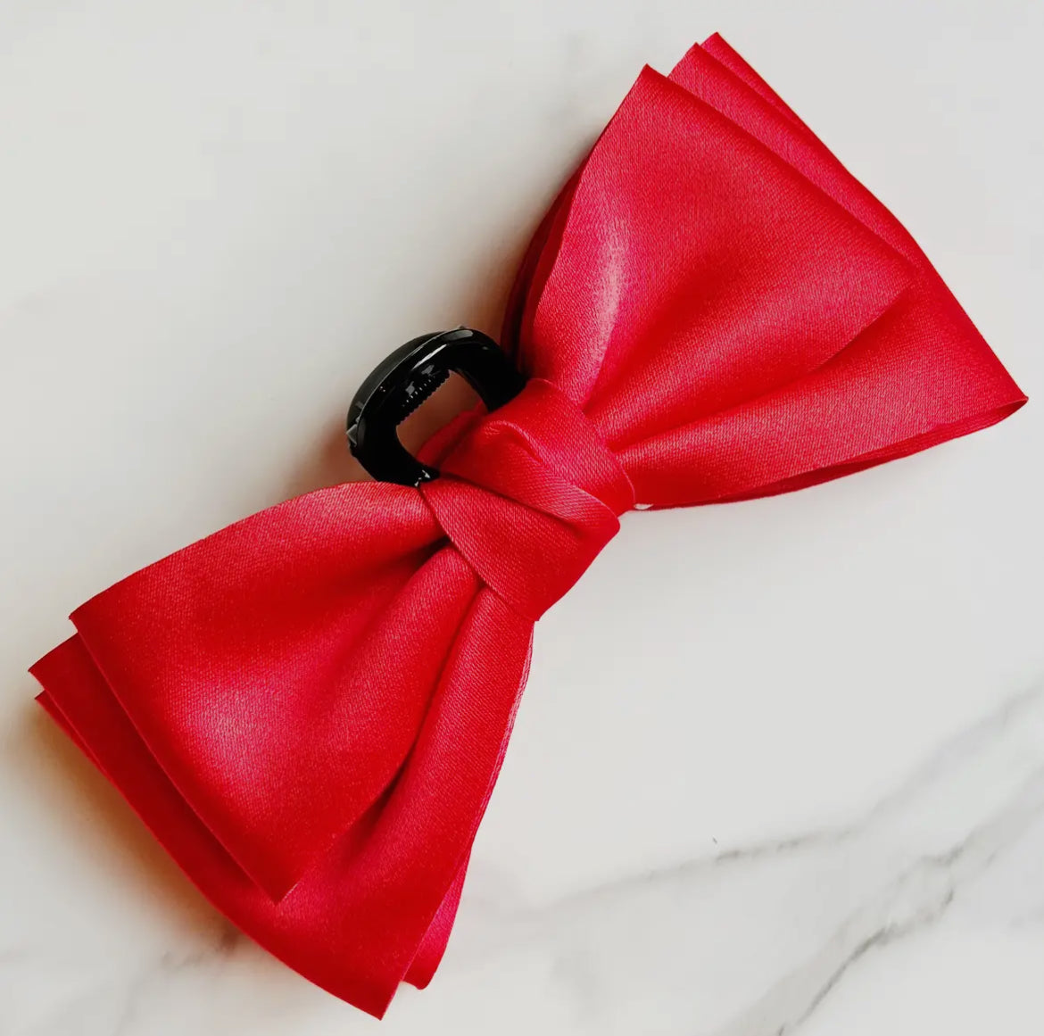 Big Red Bow Clawclip