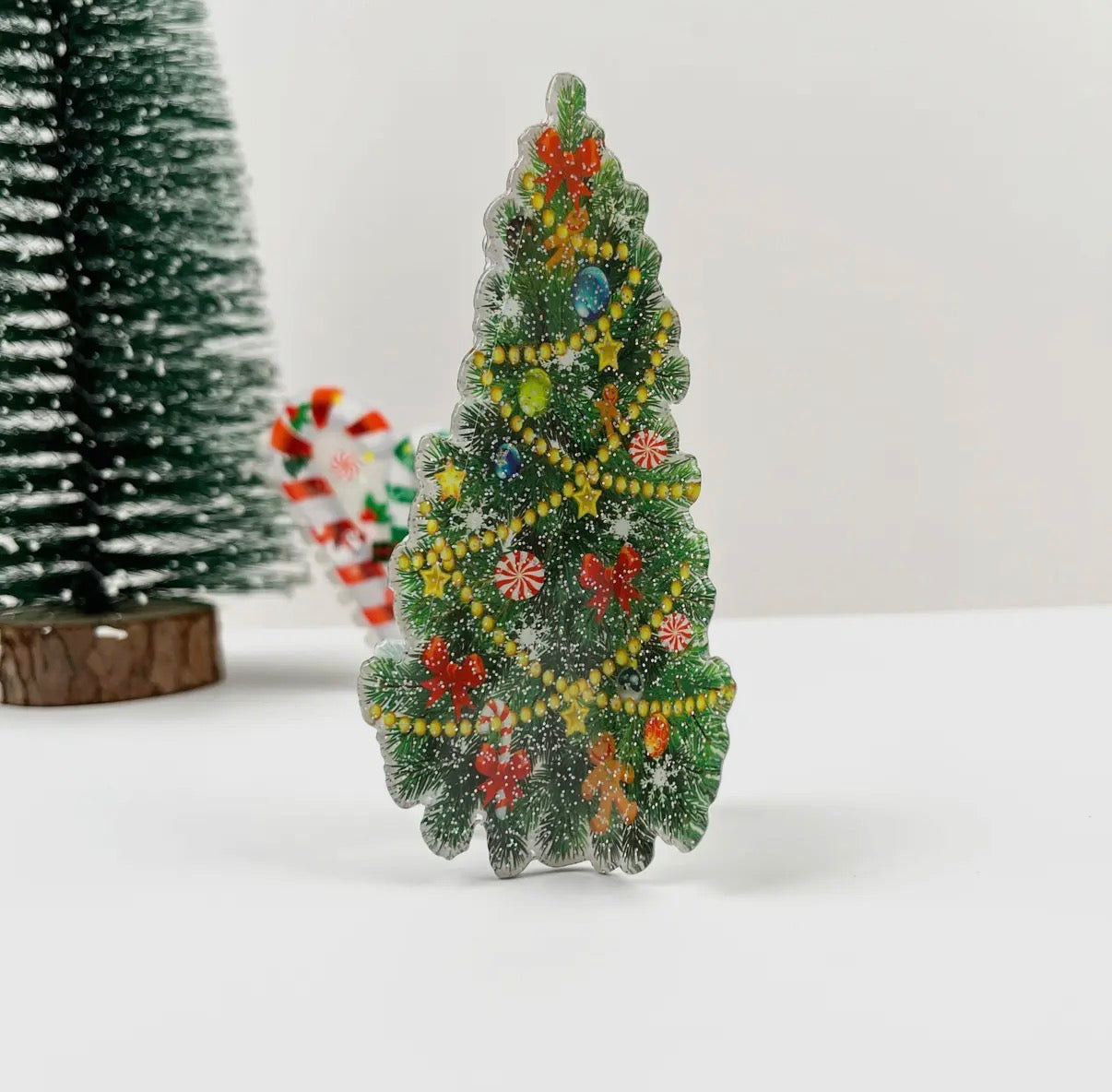 Christmas Tree Hair Clip