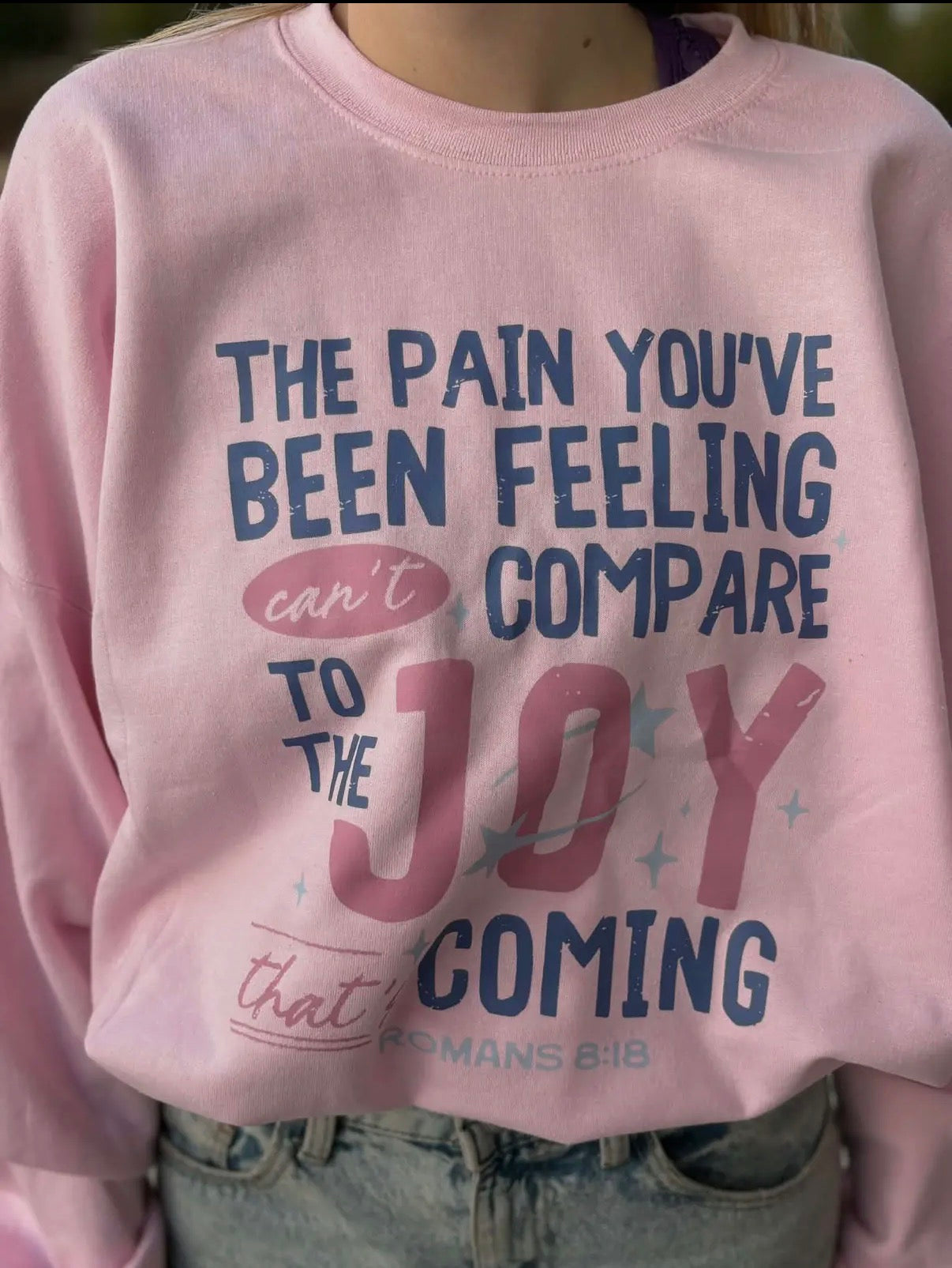 Romans 8:18 Sweatshirt