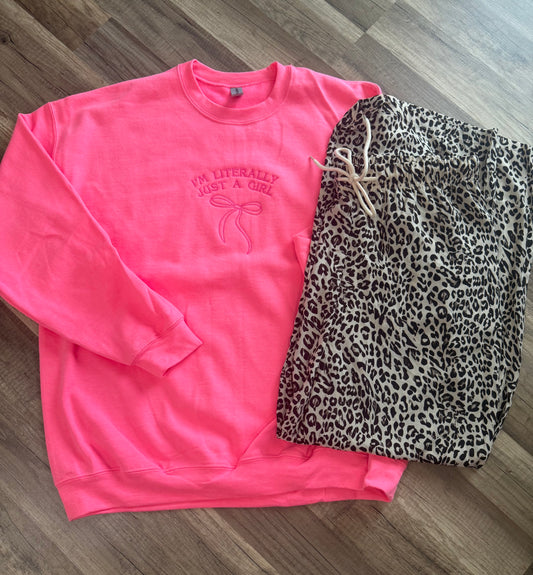 I’m Literally Just a Girl Sweatshirt