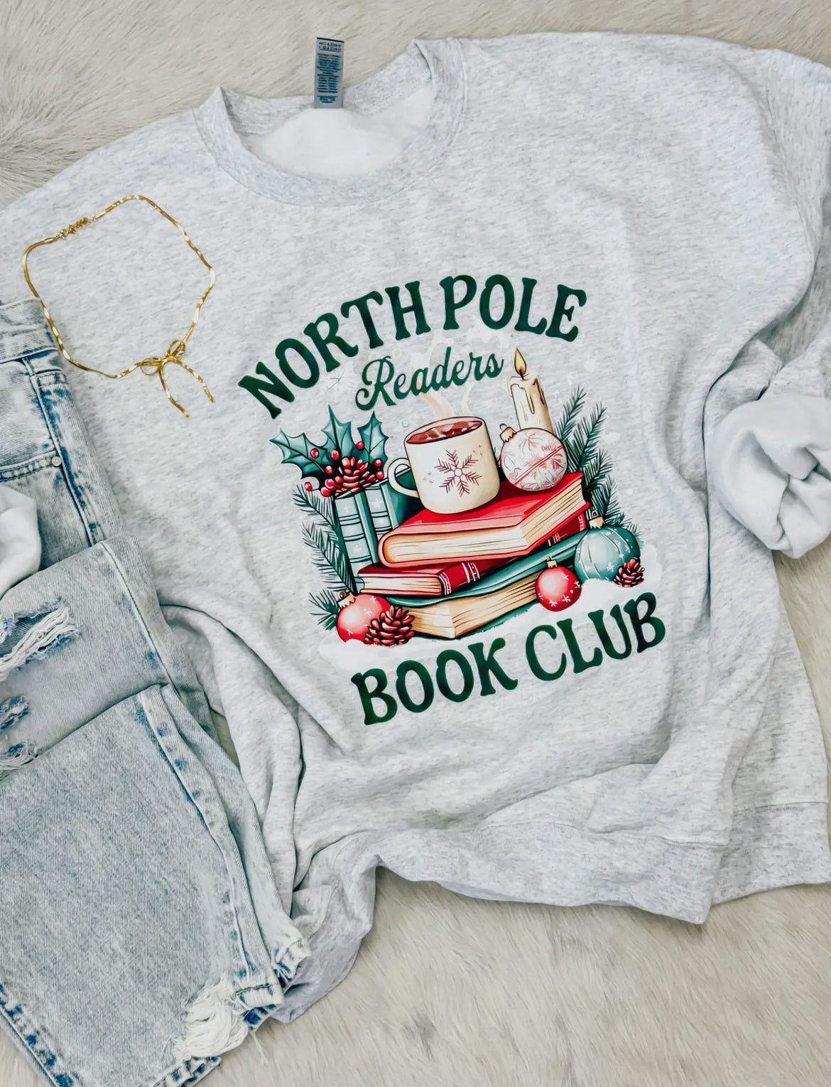 North Pole Book Club Sweatshirt