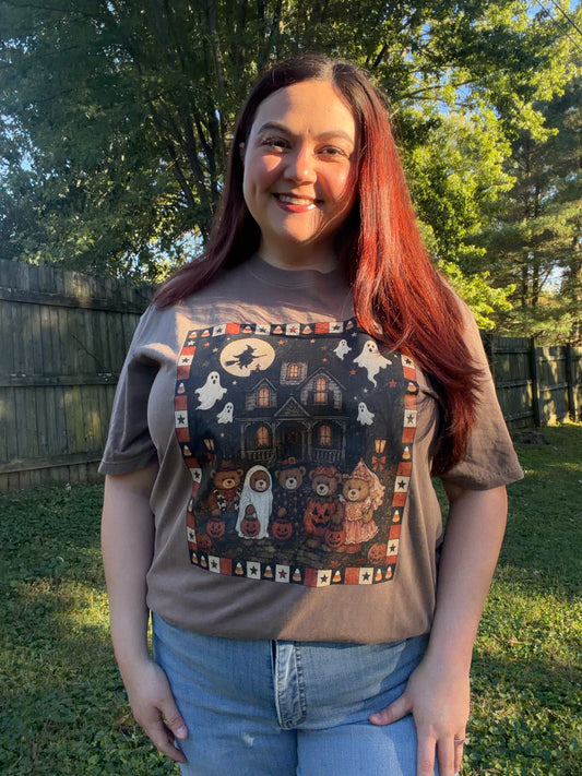 Vintage Halloween Bears Tee