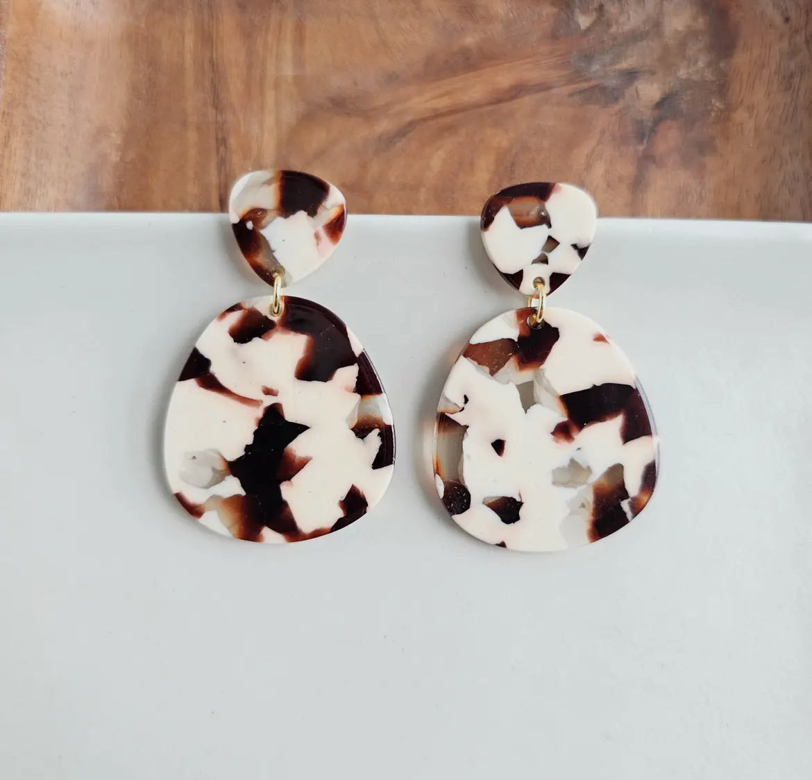 Penelope-Cowhide Earrings