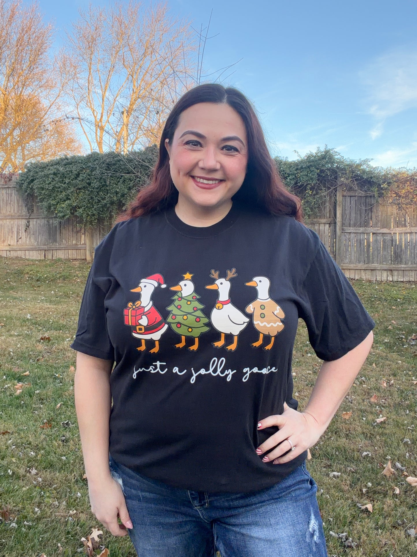 “Just a Jolly Goose” Graphic Tee