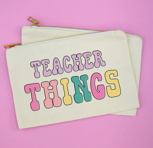 Teacher Things Pouch