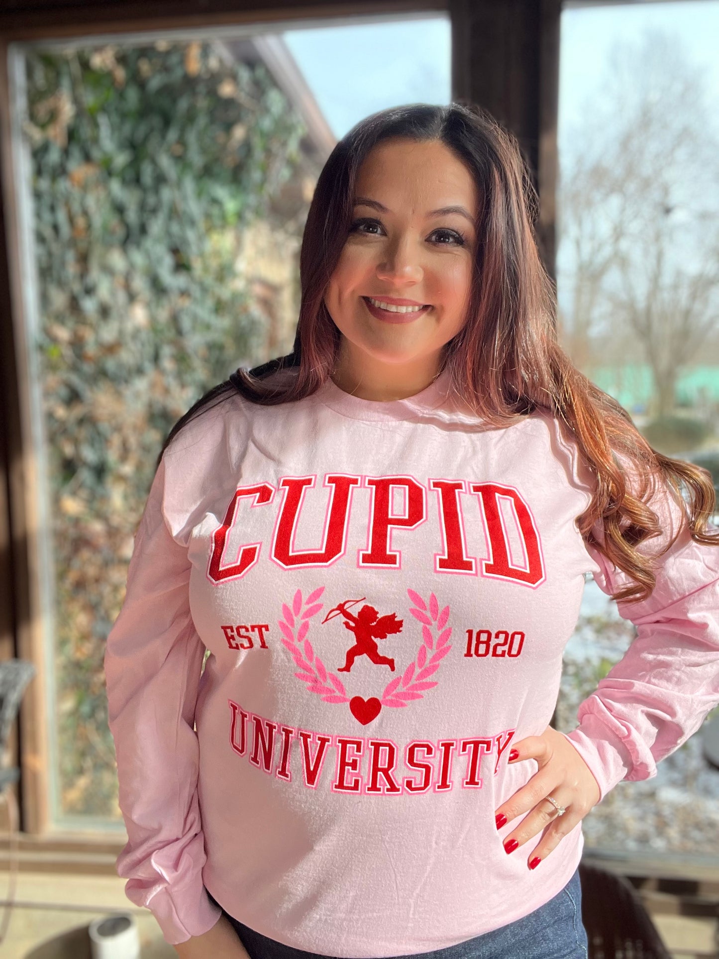 Cupid University Long Sleeve Tee