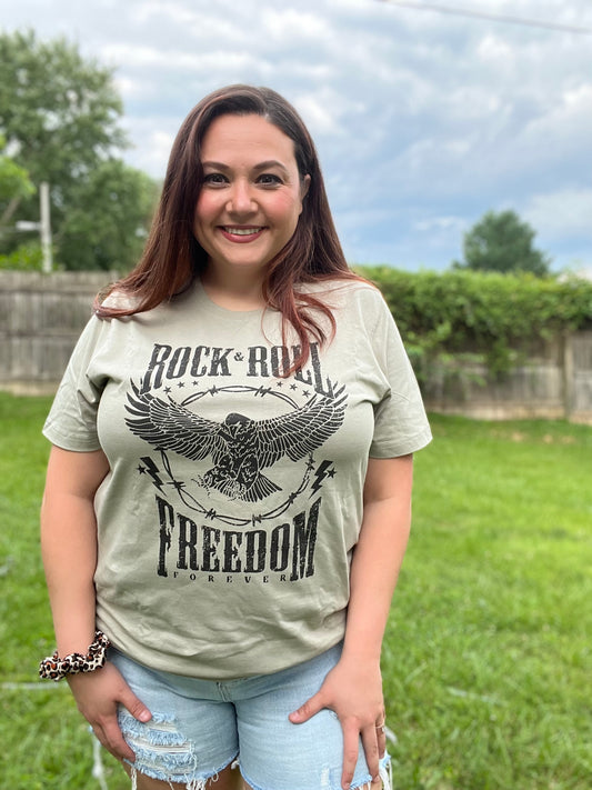 Rock and Roll Freedom Graphic Tee