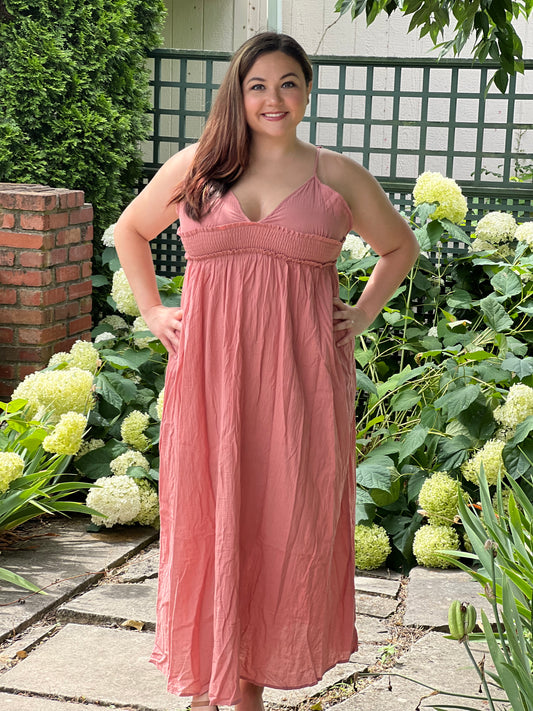 "Summer's Dream" Rose Maxi Dress