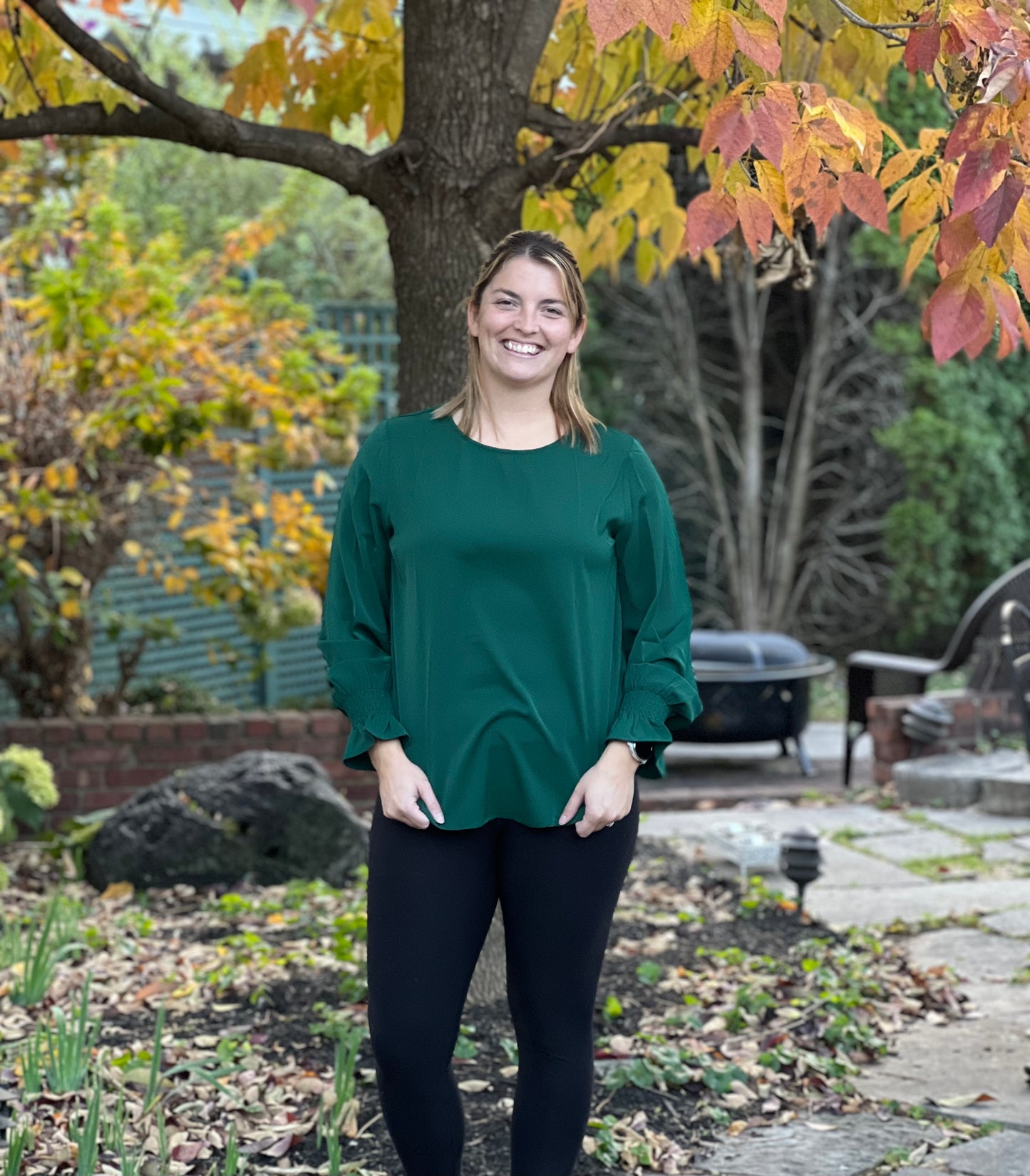 “Evergreen” Blouse