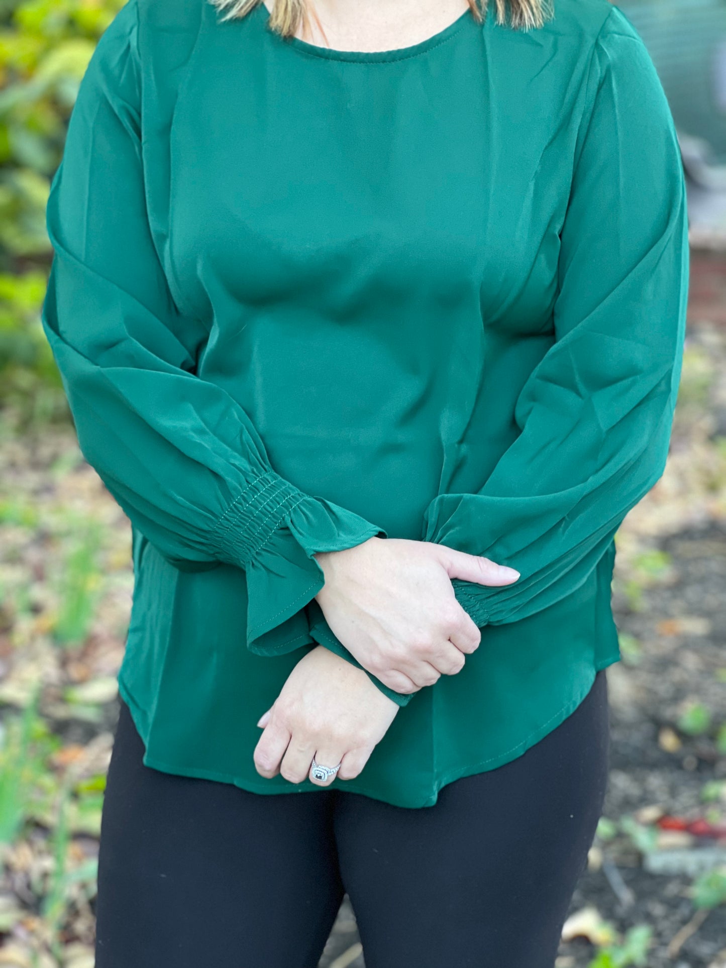 “Evergreen” Blouse